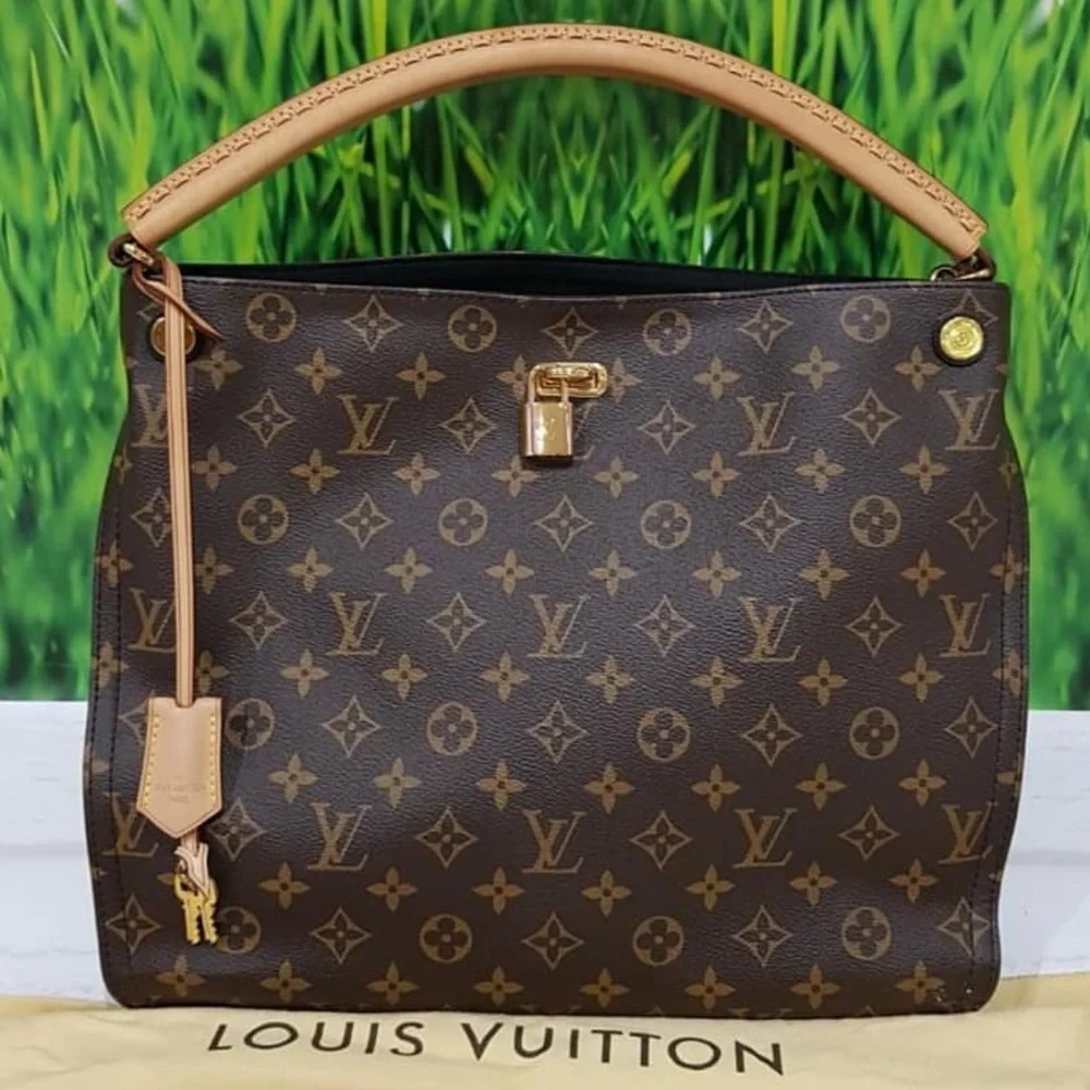 GORGEOUS GAIA BLACK LOUIS VUITTON artsy - Picture 7 of 14
